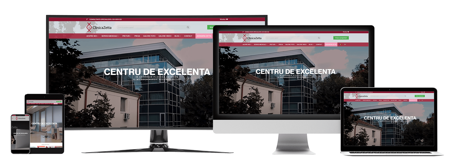 Realizare webiste Clinica Zetta